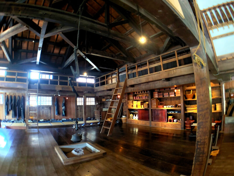 旧青山家漁家住宅の内部