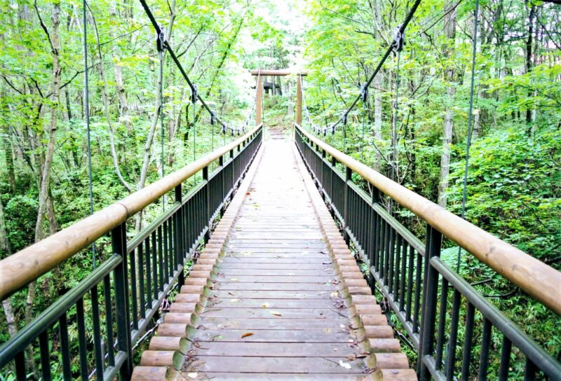 開拓の村の吊り橋