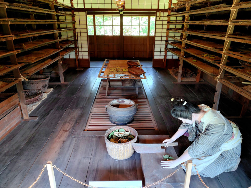 旧田村家北誠館蚕種製造所の内部