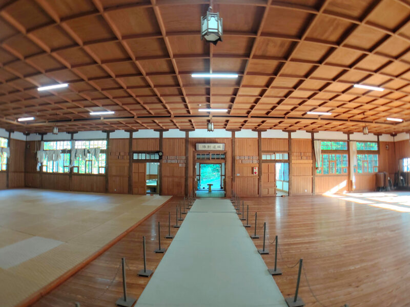 旧札幌師範学校武道場の内部
