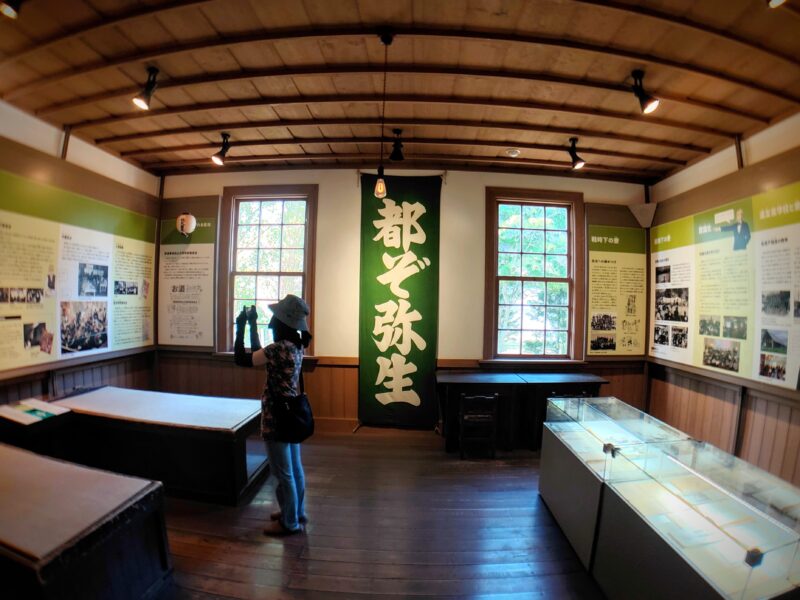 旧札幌農学校寄宿舎の内部展示