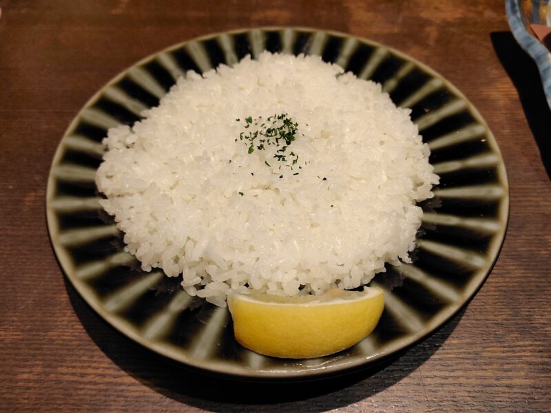 スープカレーしゃば蔵の白米