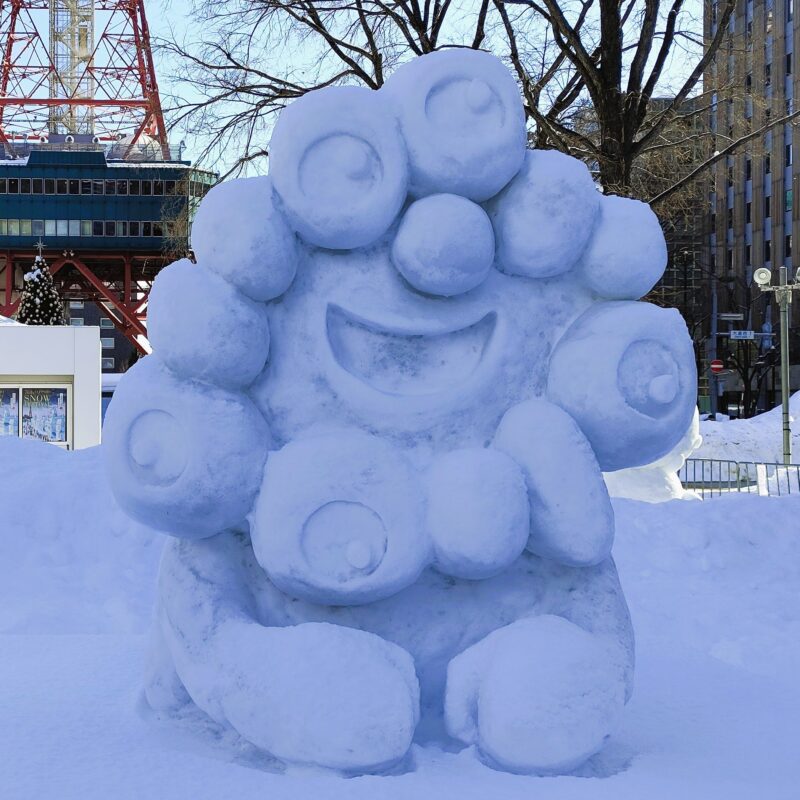 さっぽろ雪まつり2026年2丁目会場市民雪像その３