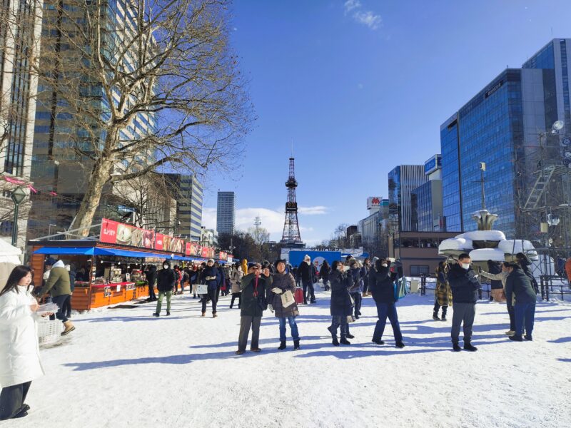 さっぽろ雪まつり2026年の様子
