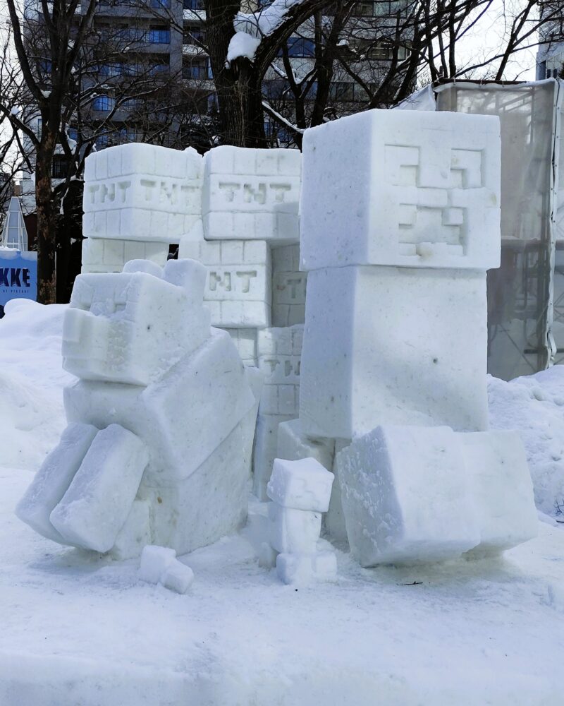 さっぽろ雪まつり2026年9丁目会場の市民雪像その４