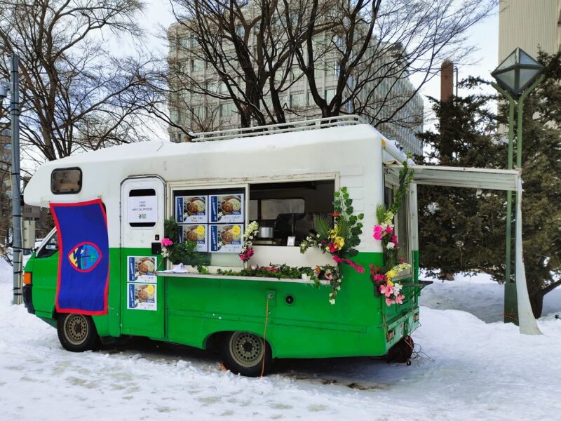 さっぽろ雪まつり2026年10丁目会場のキッチンカー