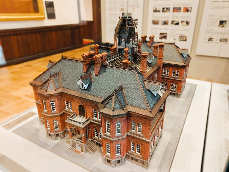 北海道庁旧本庁舎（赤れんが庁舎）のカット模型