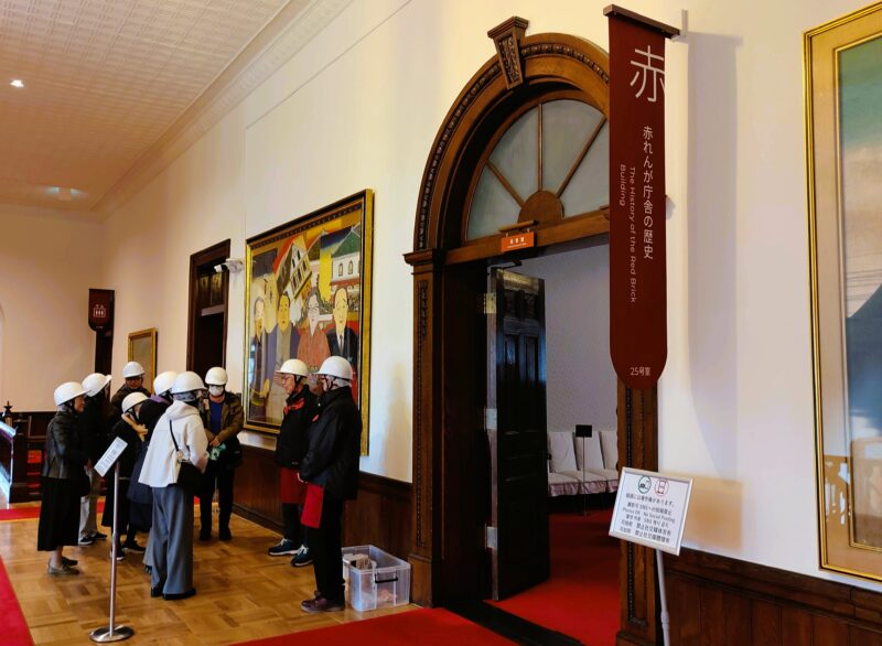 北海道庁旧本庁舎（赤れんが庁舎）2階の八角塔ツアー出発地点