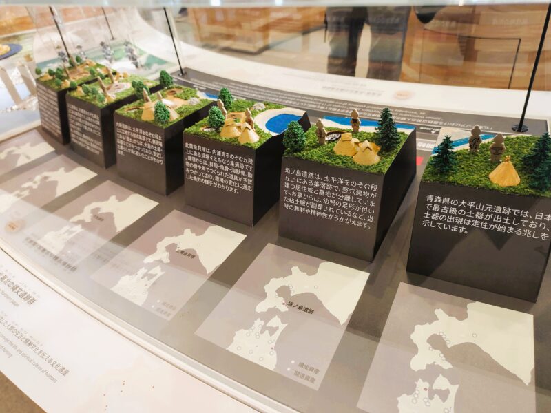 北海道庁旧本庁舎（赤れんが庁舎）２階の展示「北海道の遺産と文化」その２