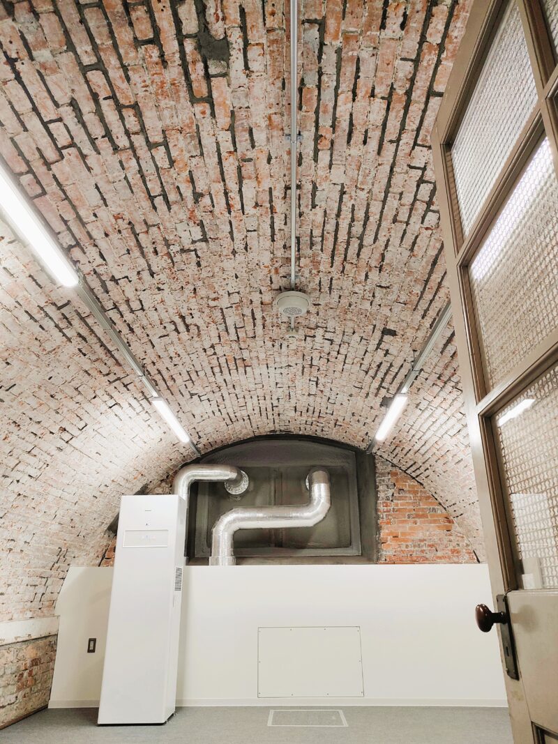 北海道庁旧本庁舎（赤れんが庁舎）地階のボイラー室