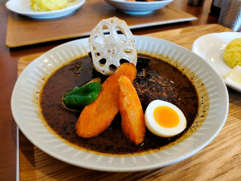 アメイロカリィのハンバーグのスープカレー