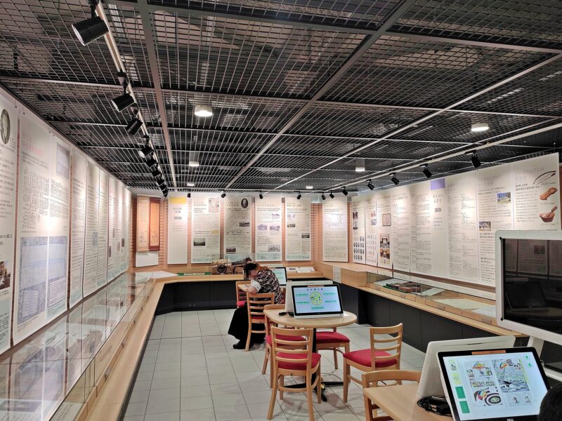 白石郷土館の館内の様子