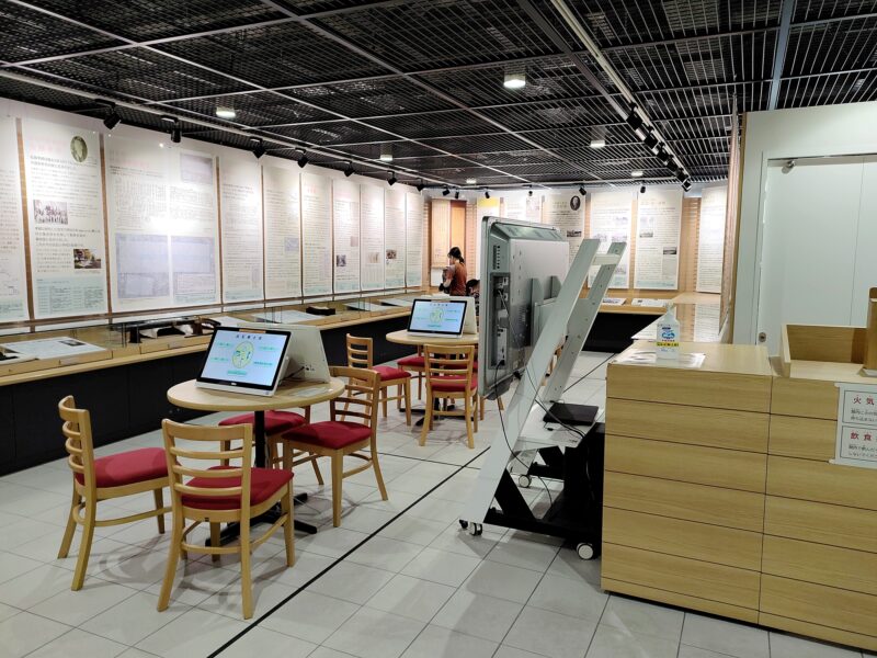 白石郷土館の館内