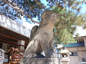 白石神社の狛犬