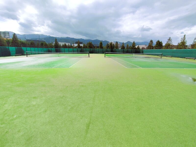 手稲区明日風公園のテニスコート