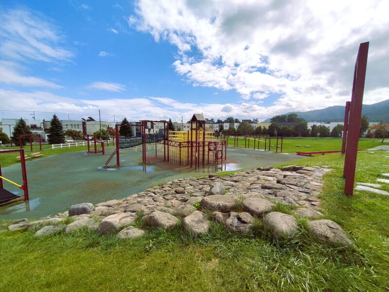 手稲区明日風公園の児童遊戯広場