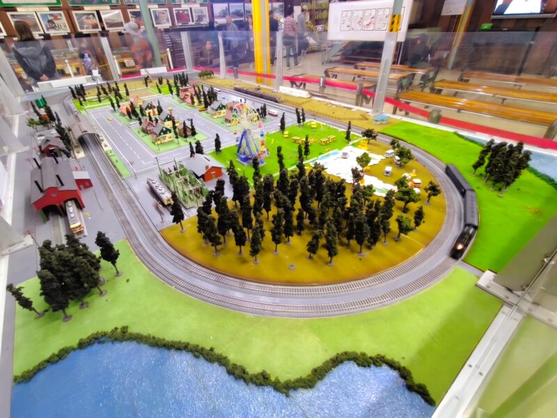 北海道鉄道技術館のジオラマ展示