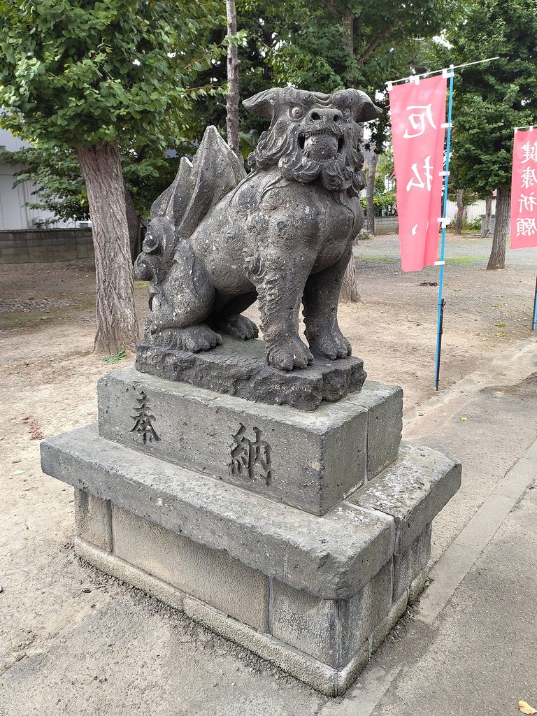 苗穂神社の狛犬