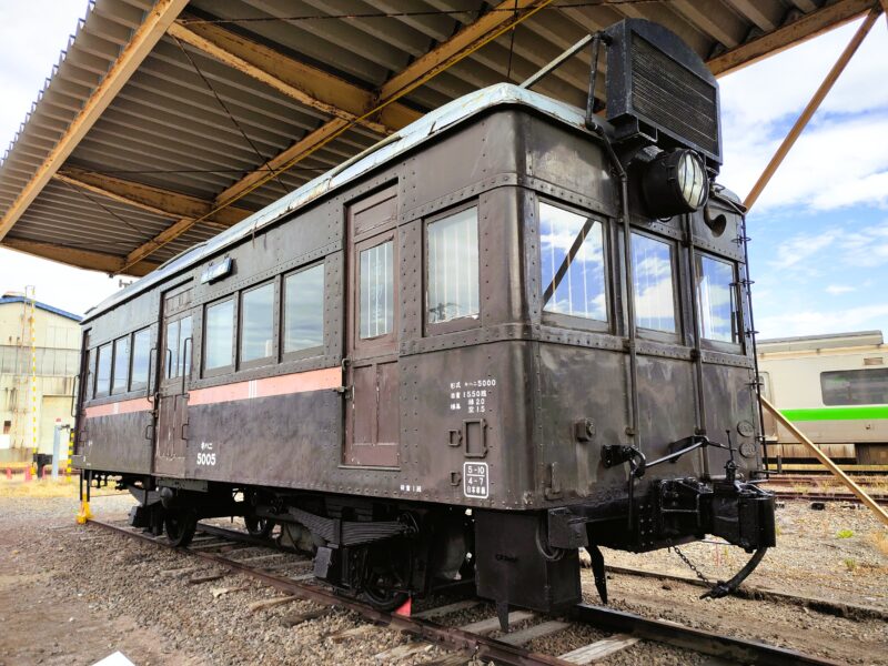 北海道鉄道技術館のキハニ5005型