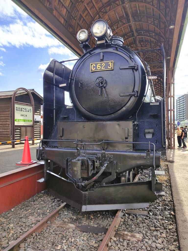 北海道鉄道技術館のC62形3号機